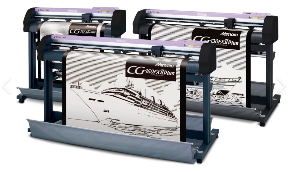 Mimaki CG-130FXII PLUS Schneideplotter inkl. Standfuß, Medienzuführung, Netzkabel, Bedienerhandbuch