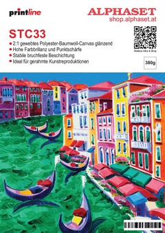 STC33 Poly Cotton Canvas glänzend 380g